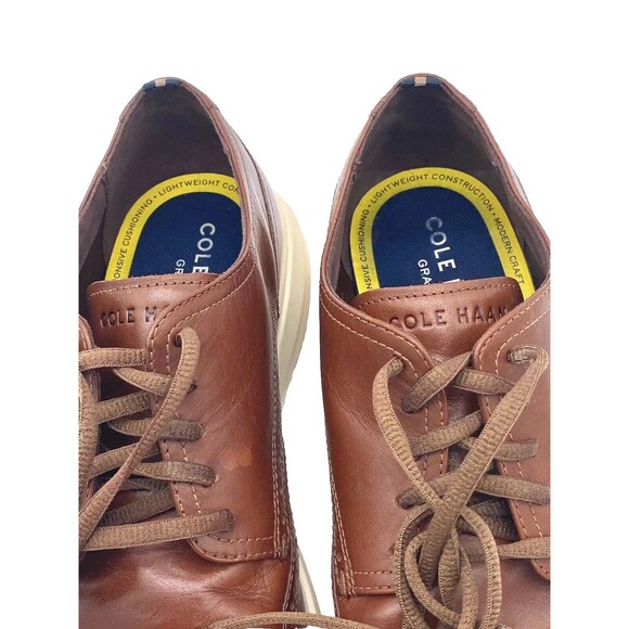 Cole Haan Men’s Brown Grand + Wingtip Oxford Dress Sneakers C36939 Size 13M - Picture 11 of 12